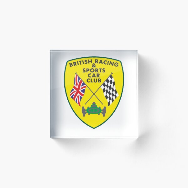 British Racing & Sports Car Club Acrylic Block
