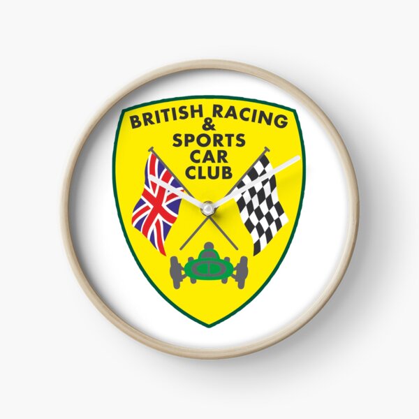 British Racing & Sports Car Club Clock