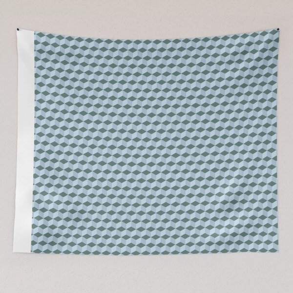 Item preview, Blue tones cubes - color harmony designed and sold by Tahuverian.