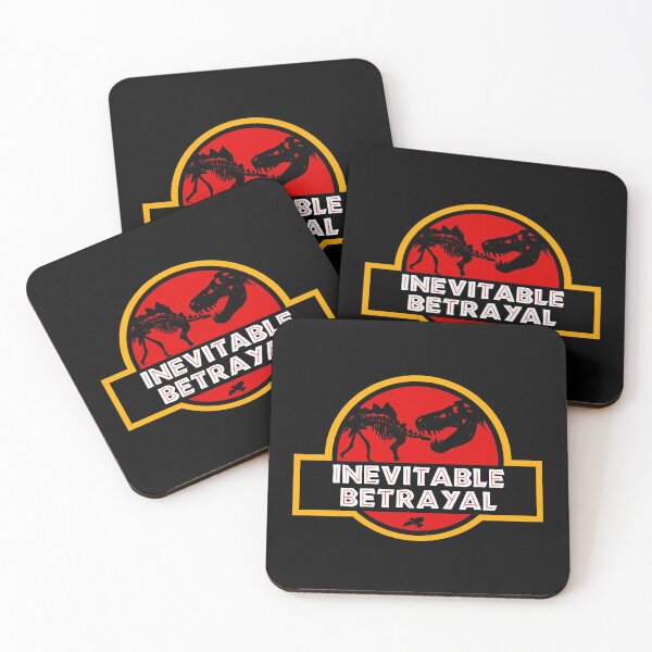 Jurassic Betrayal Coasters (Set of 4)