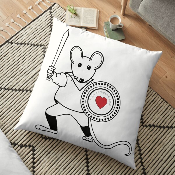 MantraMouse® Warrior Pocket Logo Floor Pillow
