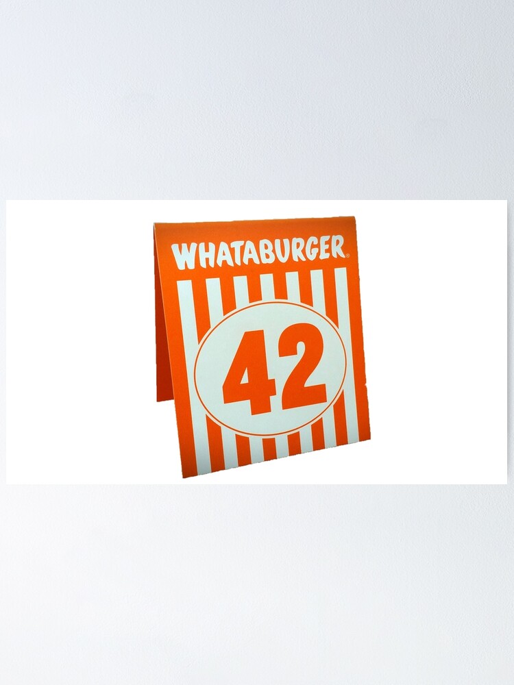 whataburger-table-tent-sticker-for-sale-by-jade1713-redbubble