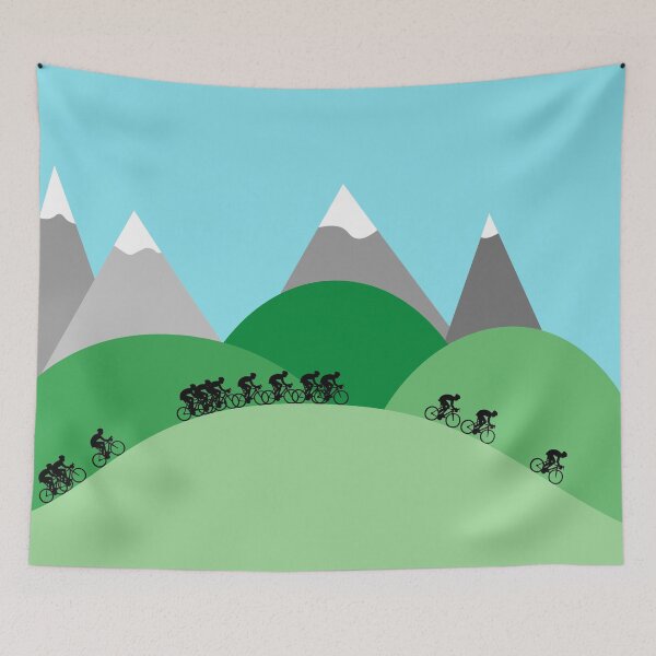 Item preview, Cycling in the Hills designed and sold by SJ Designs.