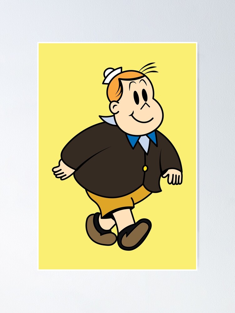 Tubby from Little Lulu cartoon" Poster by FunIlustrations | Redbubble