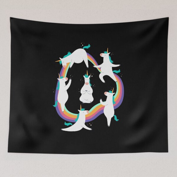 Item preview, Unicorn Rainbow Yoga Circle designed and sold by Watersolution.