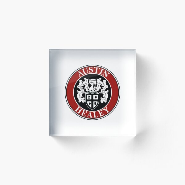 Austin-Healey Shield Logo Acrylic Block