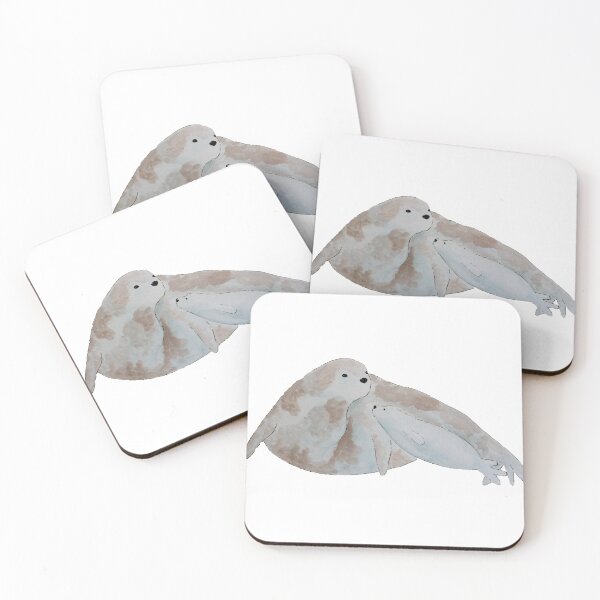 Item preview, Mother and Baby Harp Seal designed and sold by WildernessStore.