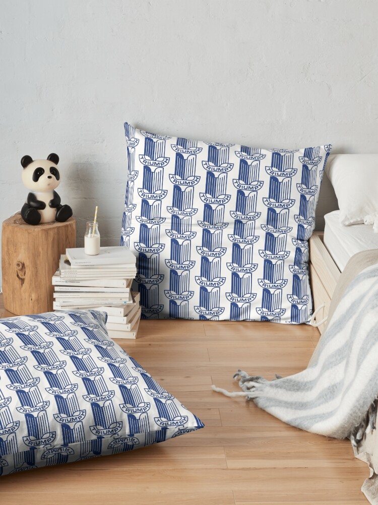 Alternate view of Blue Triumph Logo Floor Pillow