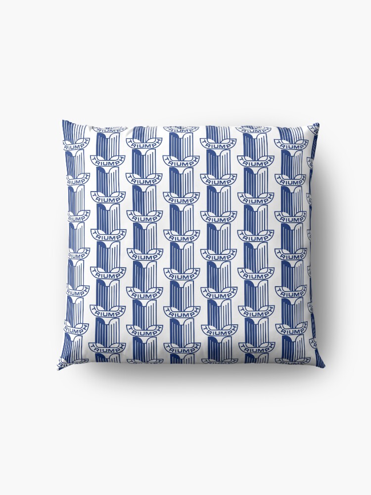 Alternate view of Blue Triumph Logo Floor Pillow