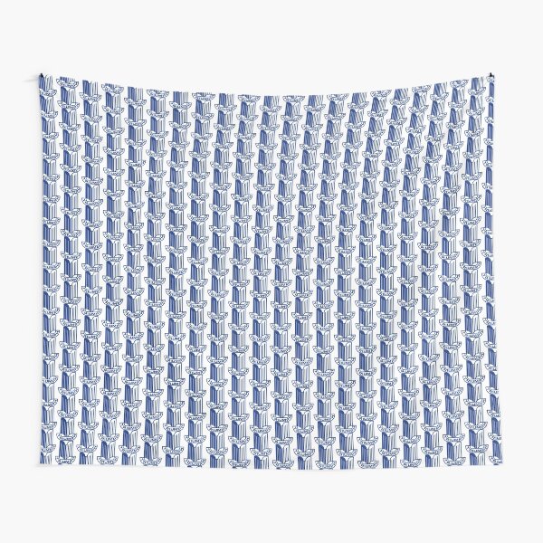 Blue Triumph Logo Tapestry