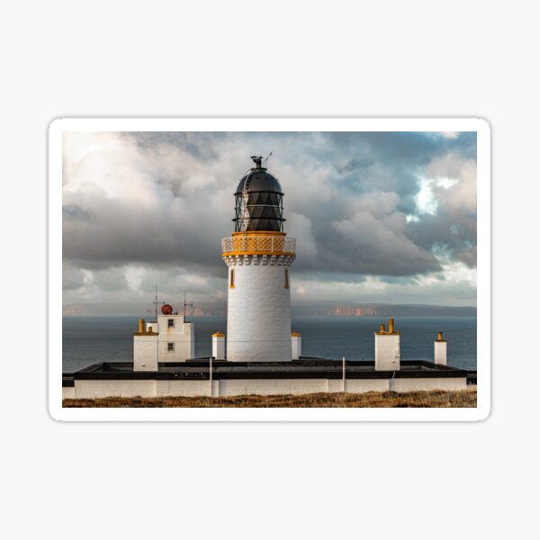 Dunnet Head lighthouse, Scotland Sticker