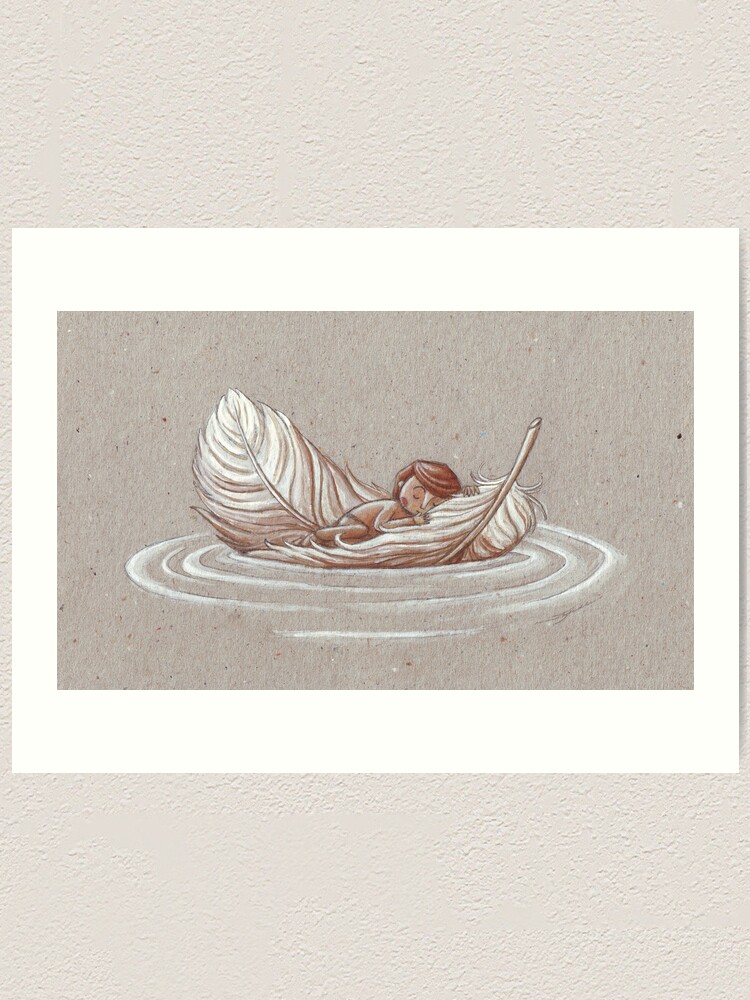 Thumbnail 2 of 3, Art Print, Soft Journey designed and sold by Eenuh.