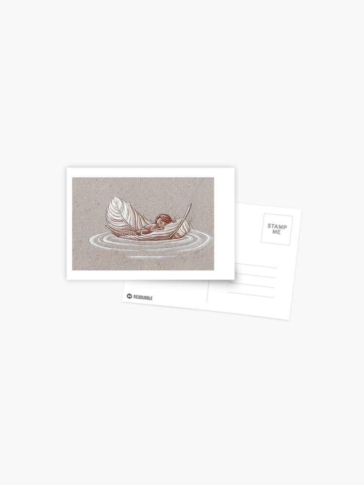 Thumbnail 1 of 2, Postcard, Soft Journey designed and sold by Eenuh.