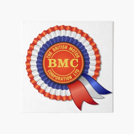 British Motor Corporation (BMC) Rosette Art Board Print