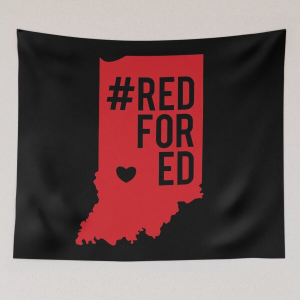 Item preview, Red For Ed Indiana Teacher Education designed and sold by corbrand.