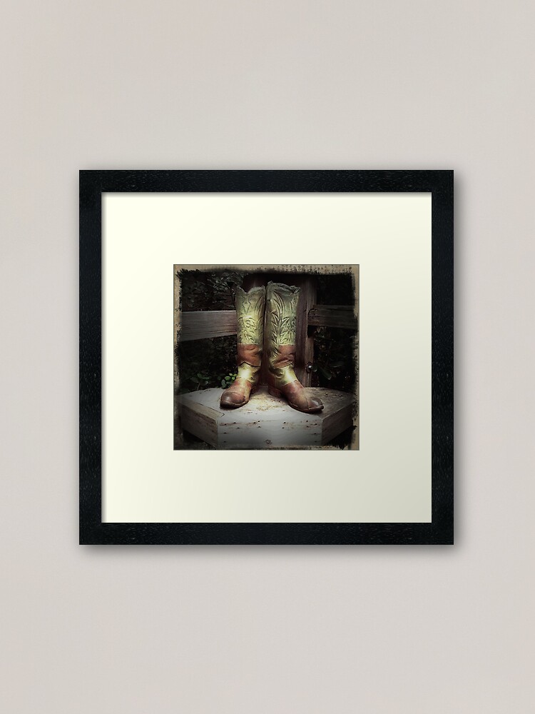 Alternate view of Boots Framed Art Print