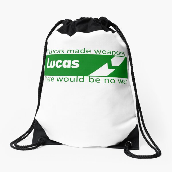 If Lucas Made Weapons, There Would Be No War Drawstring Bag