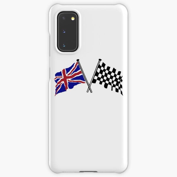 Crossed flags - Racing and Great Britain Samsung Galaxy Snap Case