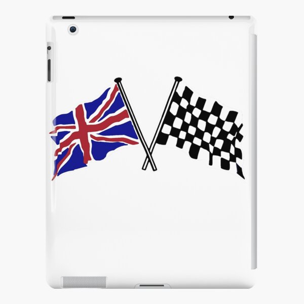 Crossed flags - Racing and Great Britain iPad Snap Case