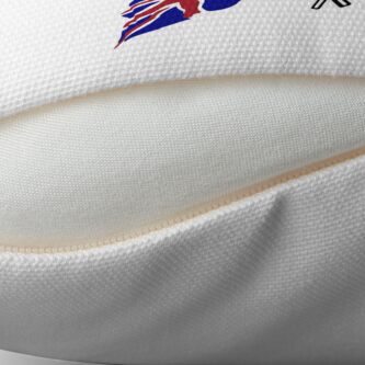 Alternate view of Crossed flags - Racing and Great Britain Floor Pillow