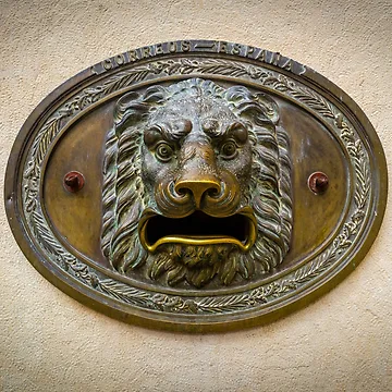 Artwork thumbnail, Lion Post by Ralph Goldsmith