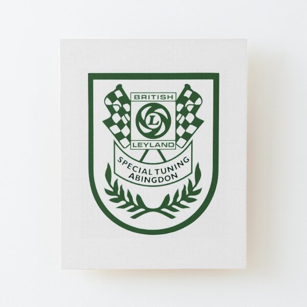 British Leyland Special Tuning Shield Wood Mounted Print