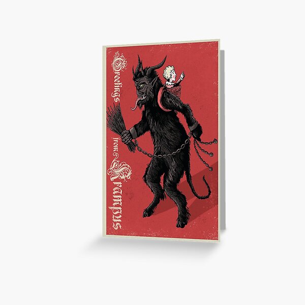 Item preview, Greetings from Krampus designed and sold by GrizzlySavage.