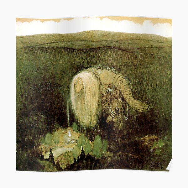 Forest Troll - John Bauer Poster