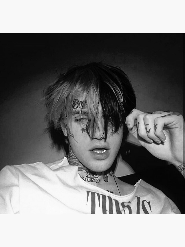 Lil Peep Black White Photographic Print By Keiraburns Redbubble