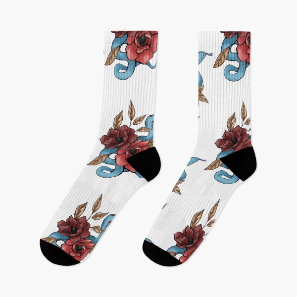 Item preview, Snake with flowers designed and sold by Piagotski.