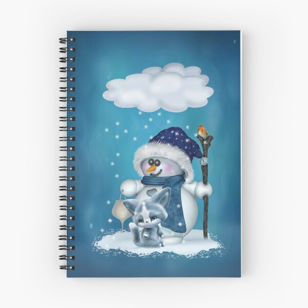 Aperçu de l'œuvre Petit bonhomme de neige en bleu créée et vendue par Andrea Tiettje.