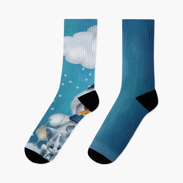 Item preview, Little snowman in blue designed and sold by Andrea Tiettje.