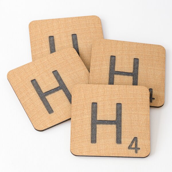 Item preview, Scrabble Letter Tile 'H' designed and sold by goldenanchor.
