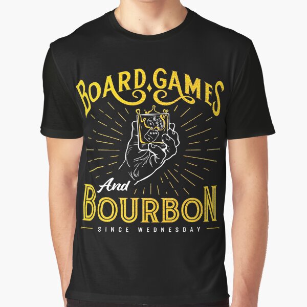 Item preview, Board Games and Bourbon designed and sold by MeepleWorld.