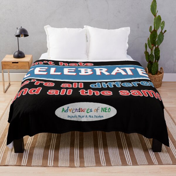 Item preview, Adventures of Neo - Don't Hate, Celebrate! (on black) designed and sold by AdventuresOfNeo.