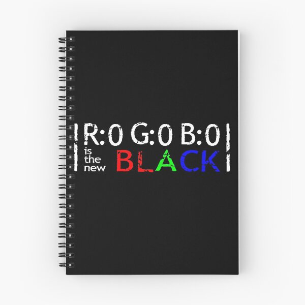 Item preview, R:0 G:0 B:0 Is The New Black (on black shirts) designed and sold by 77Mongo.