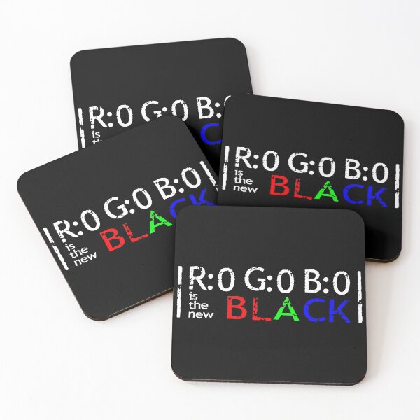 Item preview, R:0 G:0 B:0 Is The New Black (on black shirts) designed and sold by 77Mongo.