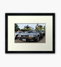 DeLorean Framed Print