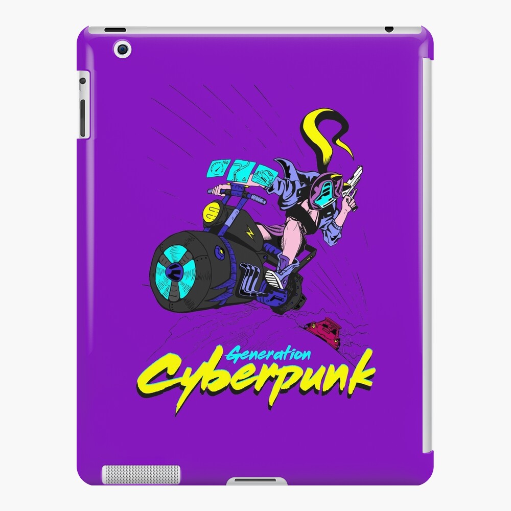 Generation Cyberpunk - Bike chase iPad Case & Skin