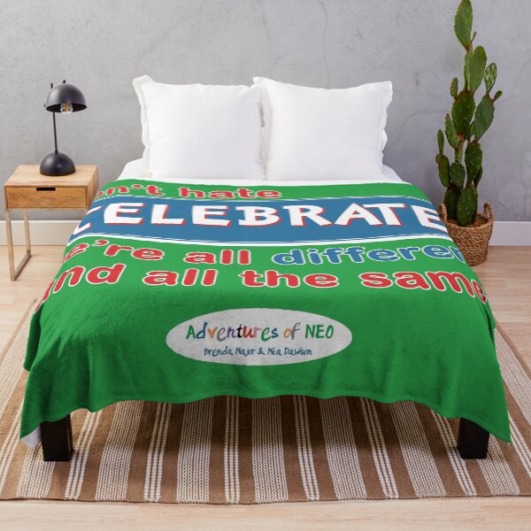 Item preview, Adventures of Neo - Don't Hate, Celebrate! (on green) designed and sold by AdventuresOfNeo.