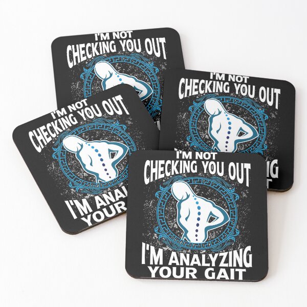 Item preview, Funny Physical Therapy Gift - Not Checking You Out, I'm Analyzing Your Gait - Pta designed and sold by kntranhoang.