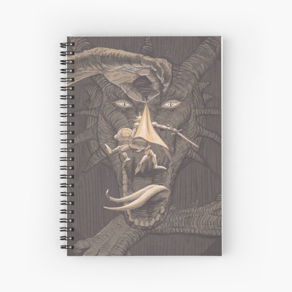 Dragons prefer when it's crispy Spiral Notebook