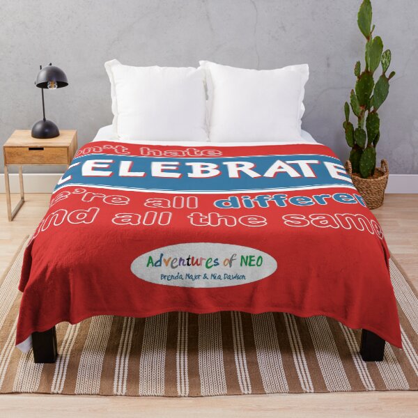Item preview, Adventures of Neo - Don't Hate, Celebrate! (on red) designed and sold by AdventuresOfNeo.
