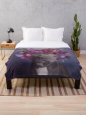 Flower Power, Aria Throw Blanket