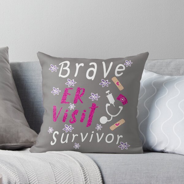Item preview, Cute Brave ER Visit Survivor Gift for girls designed and sold by LGamble12345.