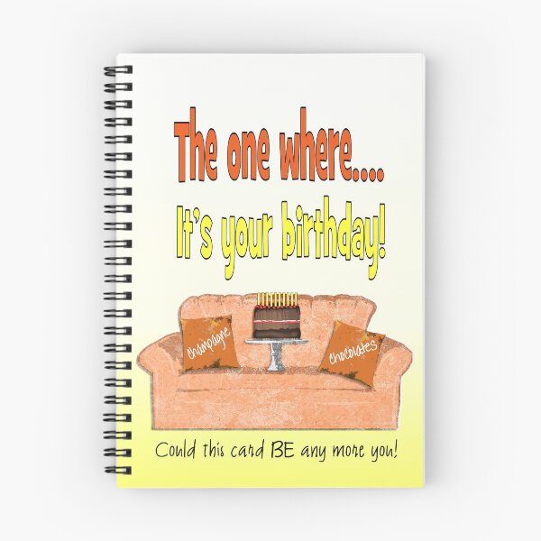Item preview, The one where.... It's your birthday! Could this card be any more you! designed and sold by Happyoninside.