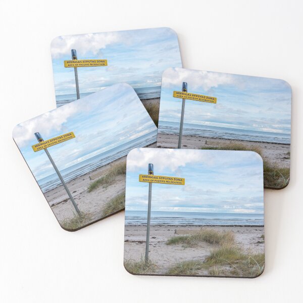 Item preview, Passive Recreation Sign at a Baltic Sea Beach designed and sold by Jon Shore.