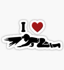I HEART COAL MINERS Sticker
