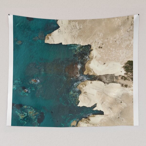 Item preview, White rocks from above designed and sold by DRONY.