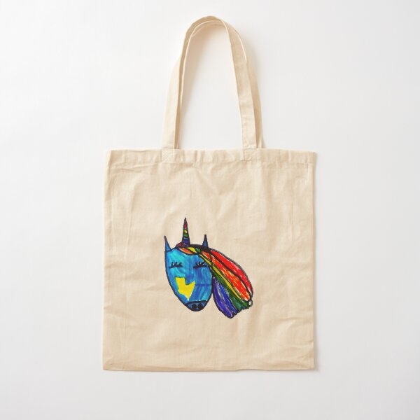 Blue Thunder Unicorns From The Land Of Maz Cotton Tote Bag